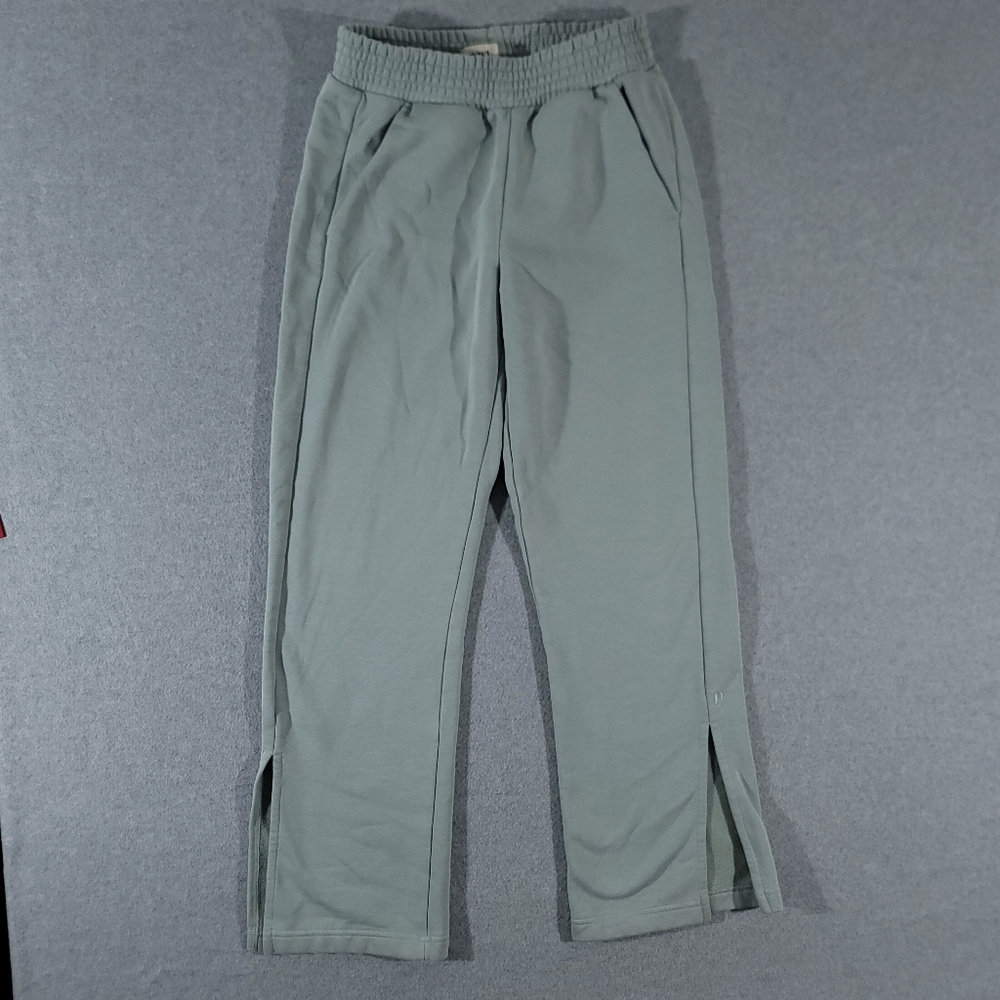 Pact Posey Sweatpant Womens Size S Blue Drawstring Elastic Waist Pockets